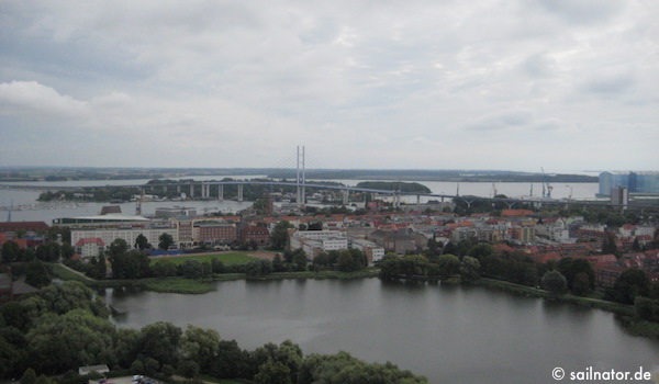 Aussicht auf die Rügenbrücke
